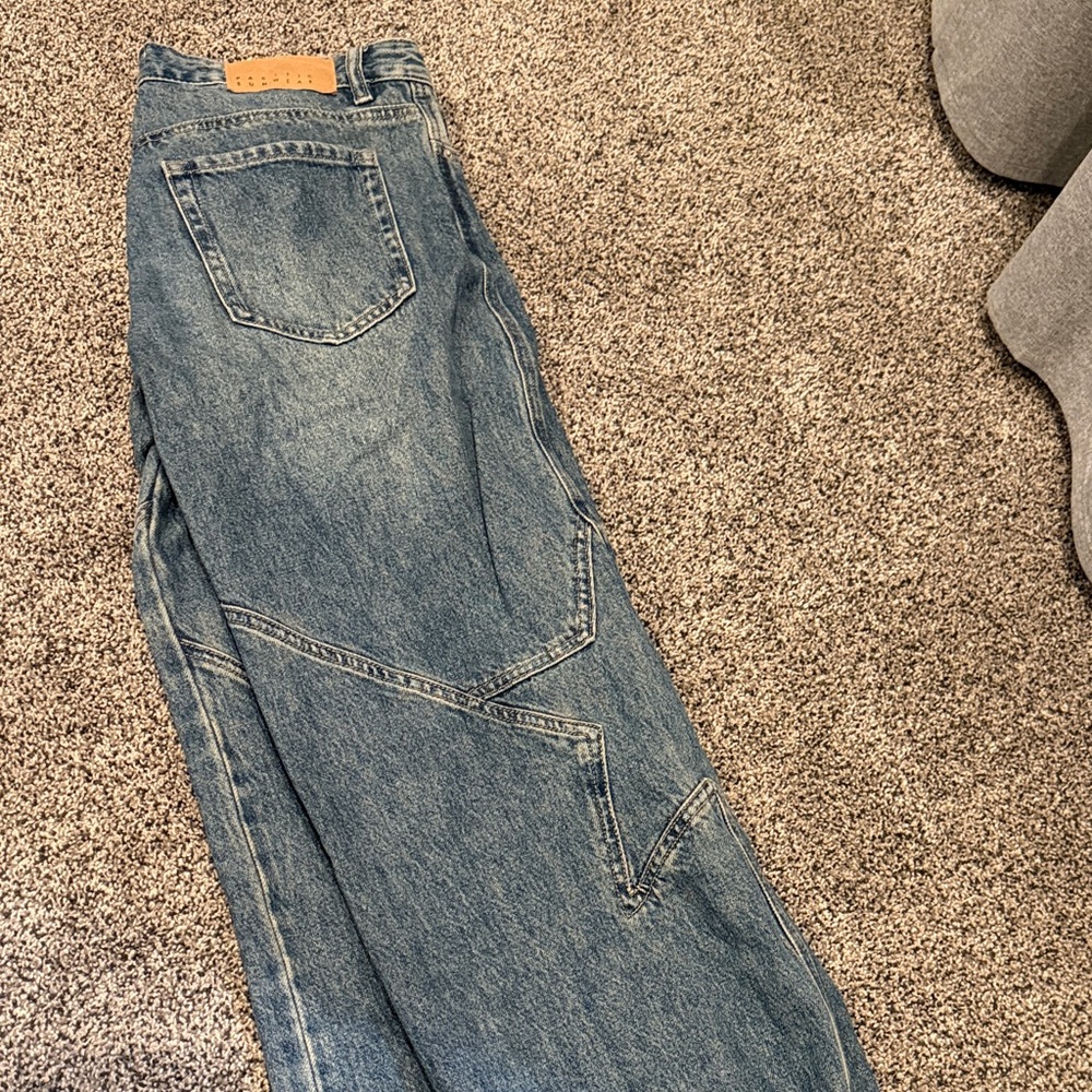 PacSun Blue Flare & Wide Leg Jeans